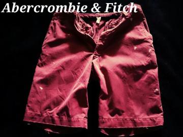 yAbercrombie & FitchzAoN@Vintage Paint ޽۲ɼ 32/Burgandy