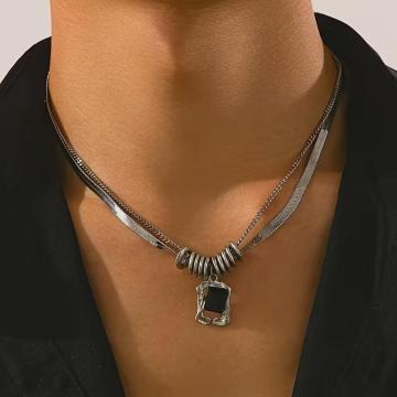 ����������790�~���p���N�X�^�C�� ��d���C���[ �`�F�[�� �u���b�N �L���[�r�b�N �y���_���g ���y�t�F�X�A���i�g���ɍœK