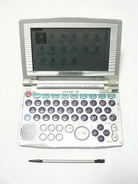 CANON �L���m�� wordtank V80 ������w�K�p�d�q�����E�����I