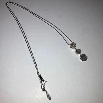 K18WG �_�C�������h�l�b�N���X �z���C�g�S�[���h�@�_�C���l�b�N���X�@18���@�V�R�_�C�������h �y���_���g�g�b�v TRILOGY