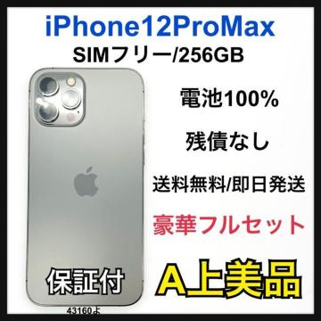 A 100 iPhone 12 Pro Max 256 GB SIM�t���[ �{��