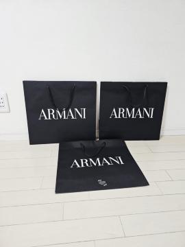 (3) ARMANI ショップ袋 大 3枚セット 38p×41p