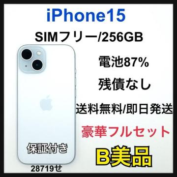 �yB�ziPhone 15 256GB SIM�t���[�@�u���[�@�{��
