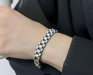 �V�i��������������18k�z���C�g�S�[���hGP�W���r���[���v�x���g�^�u���X���b�g�o���O���T�C�Y20cm�j�����p