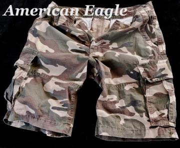 yAmerican EaglezAJC[O@Vintage J[SV[c 34/ʕ Camo