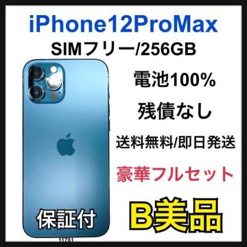 B 100 iPhone 12 Pro Max 256 GB SIMt[ {