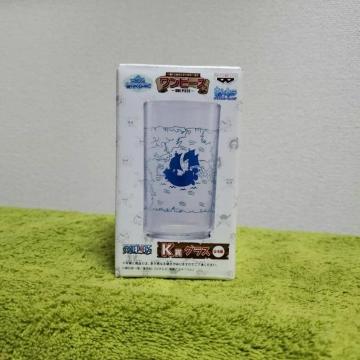 即決 一番くじ きゅんキャラわーるど ワンピース K賞 グラス サニー号(シルエット)  船 コップ