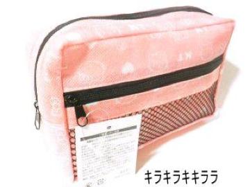 《New》キティちゃん★小物整理*コスメ入れに最適・マルチポーチ<ピンク>