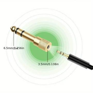 �X�e���I�I�[�f�B�I�A�_�v�^�[6.35mm����3.5mm�ϊ��v���O�R�l�N�^�[�w�b�h