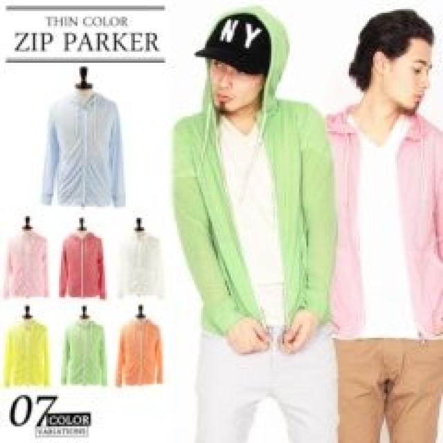 【PLACE PLAN】カジュアル♪肩掛け.腰巻きOK Wジップパーカー ライトピンク < 男性ファッション 【PLACE PLAN】カジュアル♪肩掛け.腰巻きOK Wジップパーカー ライトピンク < 男性ファッションの