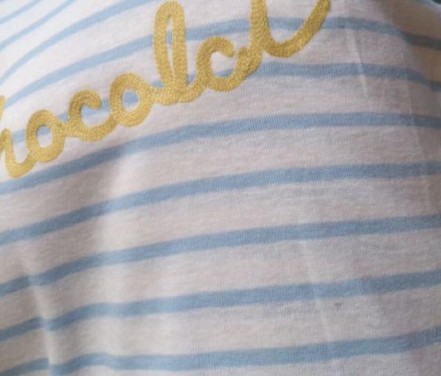 グレイル★ロゴ刺繍 ボーダー オフショル トップス < ブランド  グレイル★ロゴ刺繍 ボーダー オフショル トップス < ブランドの