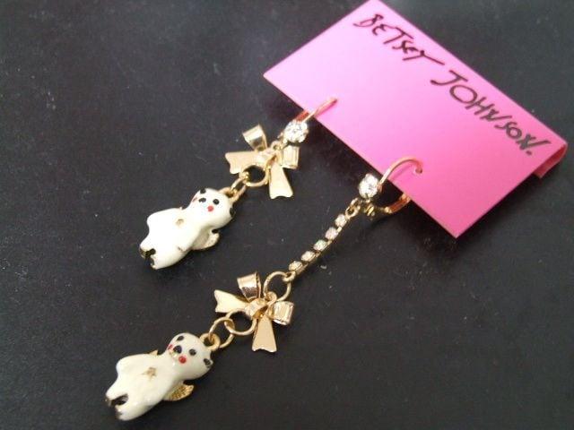 新品 ゴスロリ姫系天使のくまさんピアス BETSEY JOHNSON < 女性アクセサリー/時計 新品 ゴスロリ姫系天使のくまさんピアス BETSEY JOHNSON < 女性アクセサリー/時計の