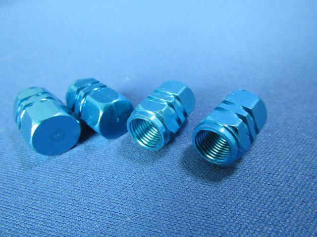 ● スポーティー&軽量 アルミ製AIRVALVE CAPアルマイトブルー仕様 < 自動車/バイク ● スポーティー&軽量 アルミ製AIRVALVE CAPアルマイトブルー仕様 < 自動車/バイク