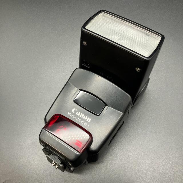即決 Canon キヤノン ストロボ 420EX ケース付き < 家電/AV  即決 Canon キヤノン ストロボ 420EX ケース付き  < 家電/AVの