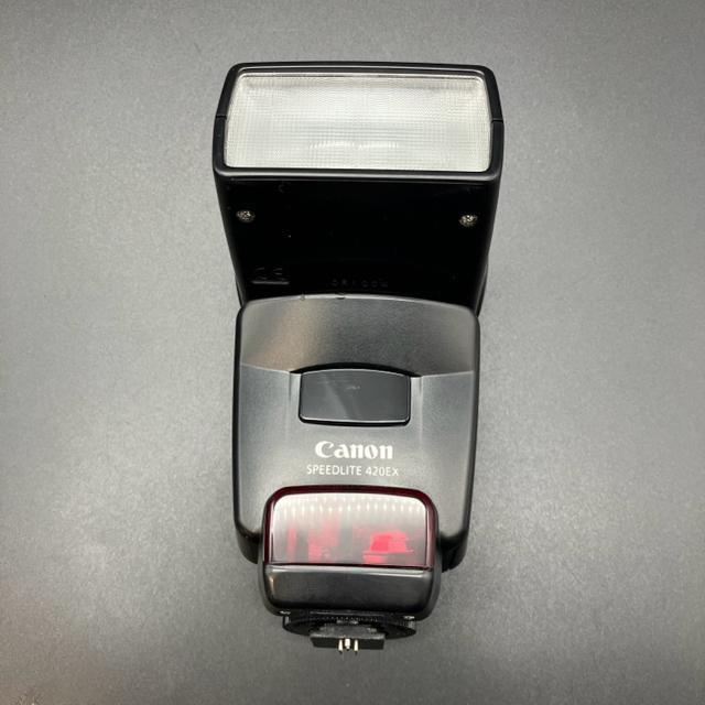 即決 Canon キヤノン ストロボ 420EX ケース付き < 家電/AV  即決 Canon キヤノン ストロボ 420EX ケース付き < 家電/AVの