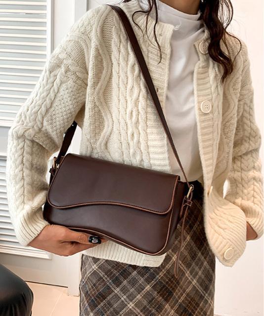 送料無料 新品 ショルダーバッグ スクエア PUレザー < 女性ファッション  送料無料 新品 ショルダーバッグ スクエア PUレザー < 女性ファッションの