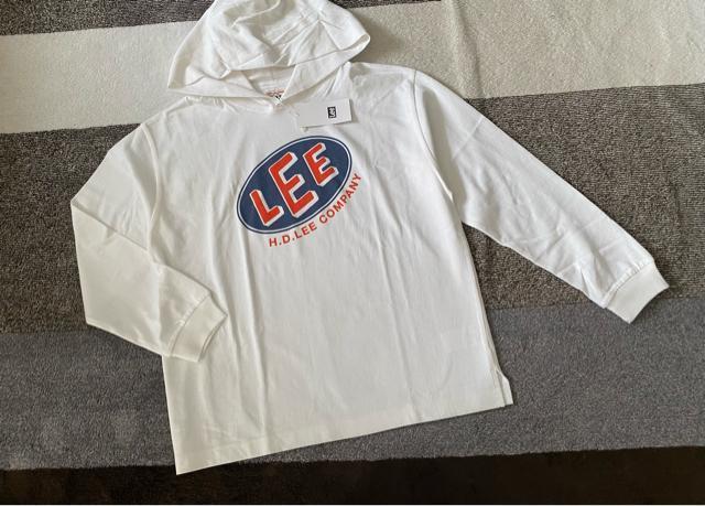 新品☆Lee(リー)ロゴプリントフード付き長袖Tシャツ パーカー150☆ < キッズ/ベビー 新品☆Lee(リー)ロゴプリントフード付き長袖Tシャツ パーカー150☆ < キッズ/ベビーの