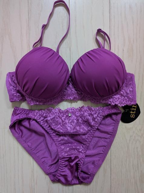 C75/M★Wパット★盛れるノンワイヤーブラジャーショーツセット★新品★送料無料 < 女性ファッション  C75/M★Wパット★盛れるノンワイヤーブラジャーショーツセット★新品★送料無料  < 女性ファッションの