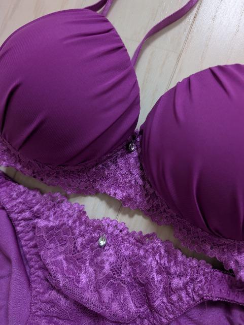 C75/M★Wパット★盛れるノンワイヤーブラジャーショーツセット★新品★送料無料 < 女性ファッション  C75/M★Wパット★盛れるノンワイヤーブラジャーショーツセット★新品★送料無料 < 女性ファッションの