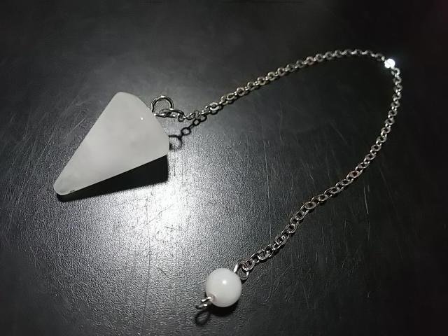 天然石★白水晶 ミニ ペンデュラム < 女性アクセサリー/時計 天然石★白水晶 ミニ ペンデュラム < 女性アクセサリー/時計の