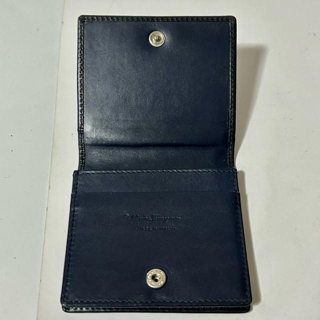 Salvatore Ferragamo フェラガモ レザー コインケース コインパース 小銭入れ メンズ レディース ブラック < ブランド Salvatore Ferragamo フェラガモ レザー コインケース コインパース 小銭入れ メンズ レディース ブラック < ブランドの