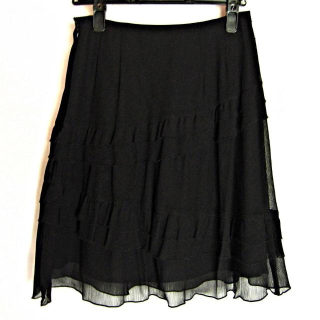 新品 プライベートレーベル PRIVATE LABEL レイヤード フレア シフォン スカート 黒 S < ブランド 新品 プライベートレーベル PRIVATE LABEL レイヤード フレア シフォン スカート 黒 S < ブランドの