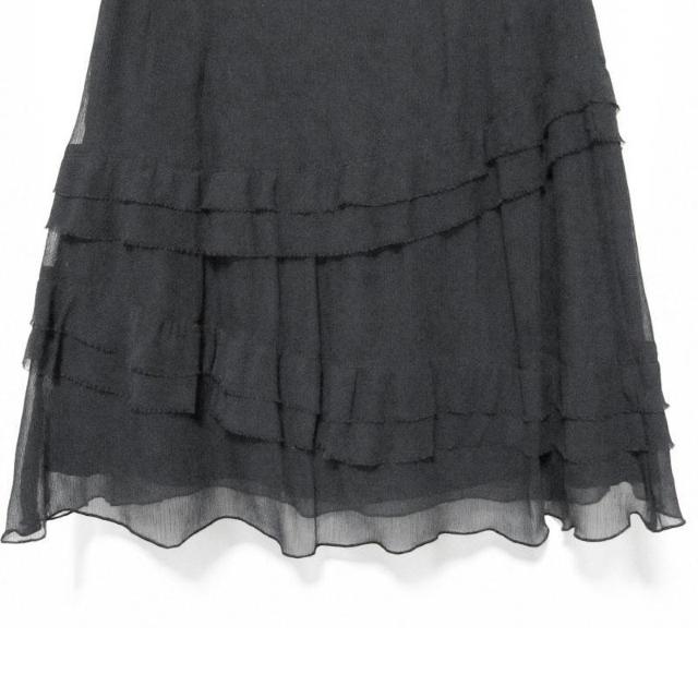 新品 プライベートレーベル PRIVATE LABEL レイヤード フレア シフォン スカート 黒 S < ブランド 新品 プライベートレーベル PRIVATE LABEL レイヤード フレア シフォン スカート 黒 S < ブランドの