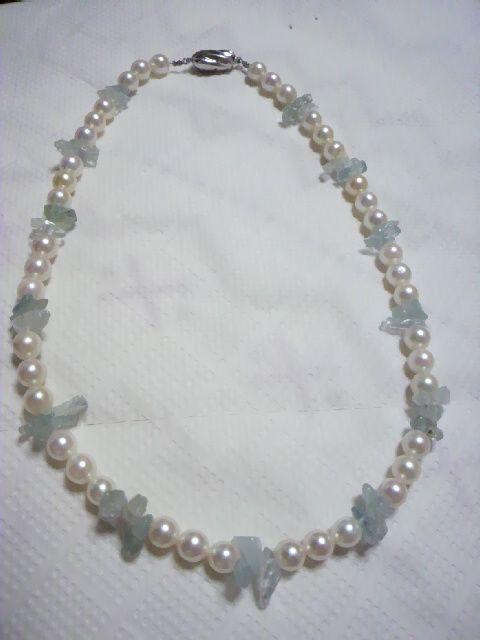 真珠/アクアマリン/パール/7.5〜8ミリ玉/入園入学/925/新品 < 女性アクセサリー/時計  真珠/アクアマリン/パール/7.5〜8ミリ玉/入園入学/925/新品  < 女性アクセサリー/時計の