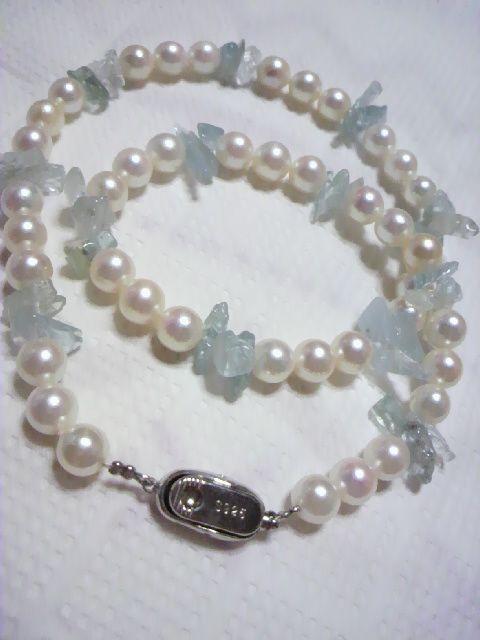 真珠/アクアマリン/パール/7.5〜8ミリ玉/入園入学/925/新品 < 女性アクセサリー/時計  真珠/アクアマリン/パール/7.5〜8ミリ玉/入園入学/925/新品 < 女性アクセサリー/時計の