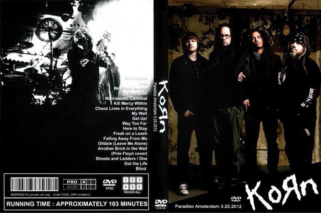 ᑗKORN EPARADISO AMSTERDAM 3.20.2012 R[   CD/DVD/rfI 