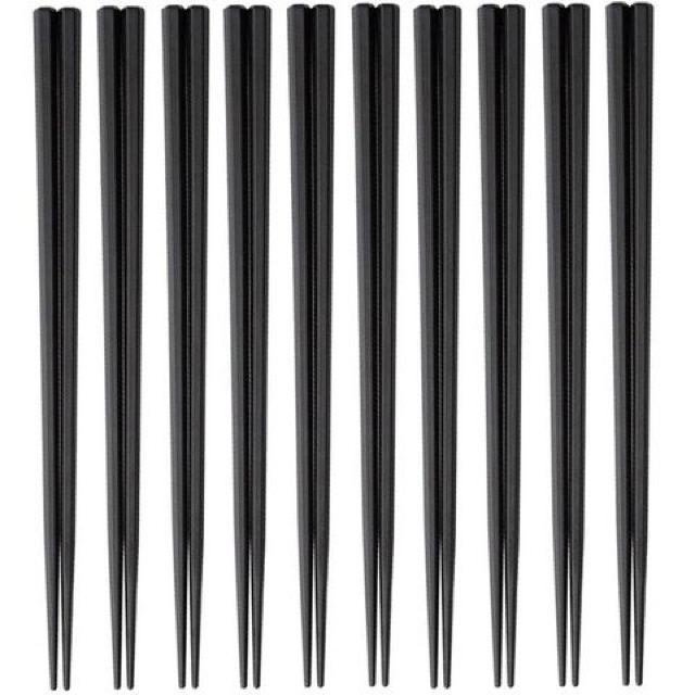 大黒工業 SPS製 リユース箸 23cm 六角 (黒) 10膳入 < インテリア/ライフ  大黒工業 SPS製 リユース箸 23cm 六角 (黒) 10膳入  < インテリア/ライフの