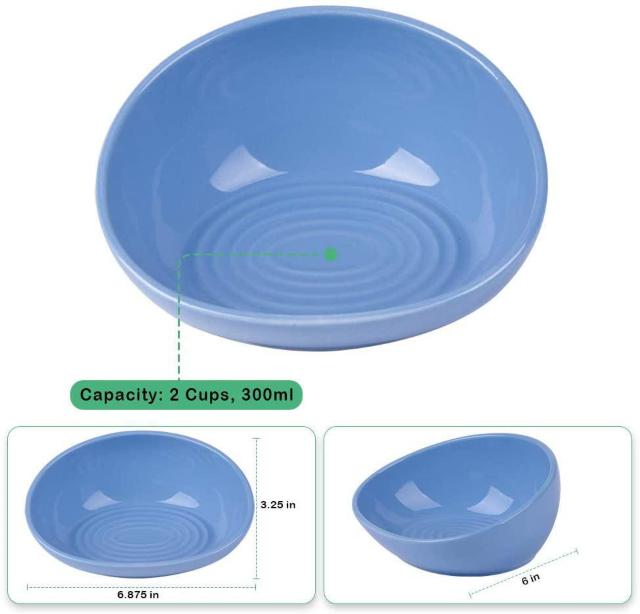 セラミックフードボウル のっぺりした顔の犬用・猫用 < ペット/手芸/園芸  セラミックフードボウル のっぺりした顔の犬用・猫用 < ペット/手芸/園芸の