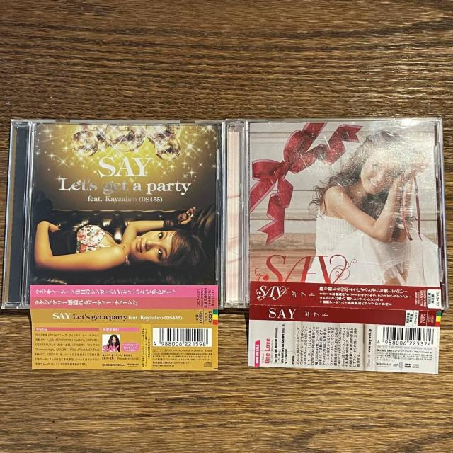 【SAY】シングル2セット < CD/DVD/ビデオ  【SAY】シングル2セット  < CD/DVD/ビデオの