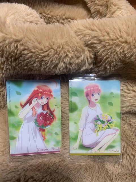エコーbag イストボード五等分の花嫁 2枚 カード2枚 中野五月 中野三玖 送料無料 < アニメ/コミック/キャラクター  エコーbag イストボード五等分の花嫁 2枚 カード2枚 中野五月 中野三玖 送料無料 < アニメ/コミック/キャラクターの