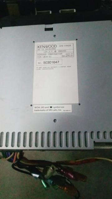 Õi2DIN MDCD KENWOOD@DPX-05MDB VANo.50301647  /oCN