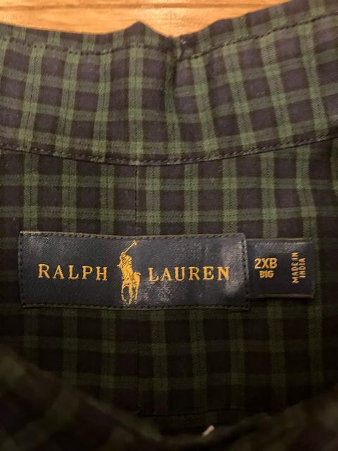 POLO RalphLauren 長袖シャツハンサムチェック大きいsize2XB  ラルフローレン  used美品 < ブランド  POLO RalphLauren 長袖シャツハンサムチェック大きいsize2XB  ラルフローレン  used美品 < ブランドの