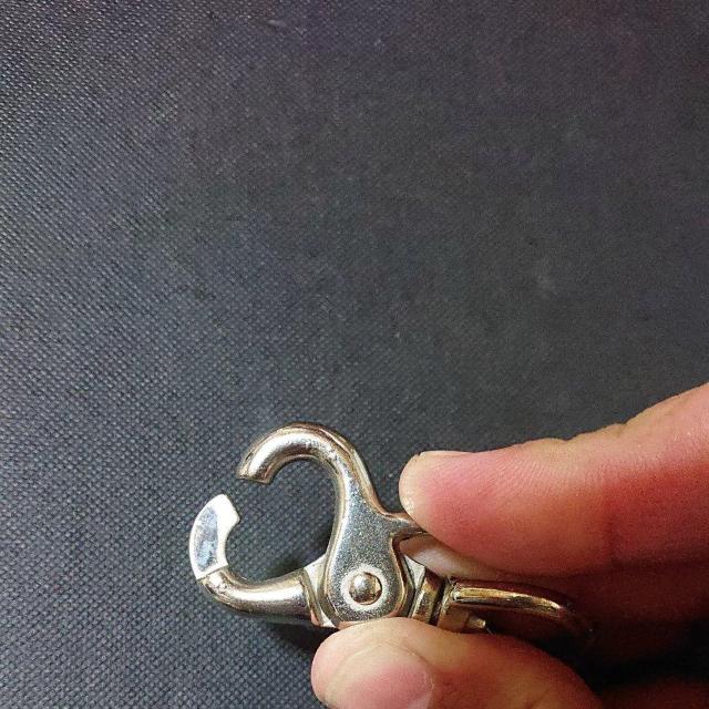 未使用 シルバーキーリング キーホルダー カラビナ < 男性アクセサリー/時計  未使用 シルバーキーリング キーホルダー カラビナ < 男性アクセサリー/時計の