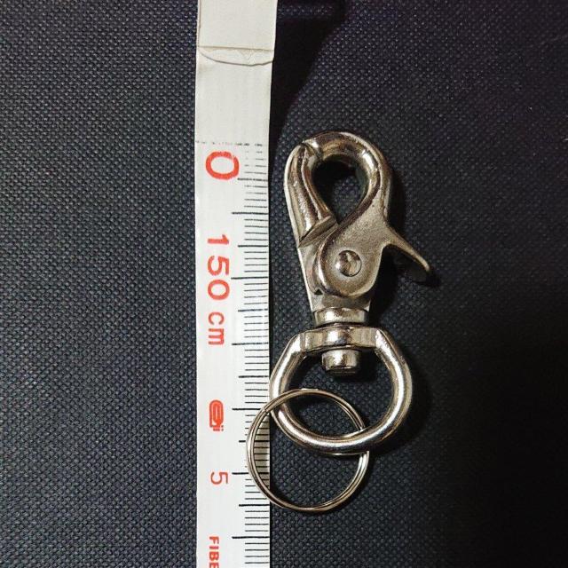 未使用 シルバーキーリング キーホルダー カラビナ < 男性アクセサリー/時計  未使用 シルバーキーリング キーホルダー カラビナ < 男性アクセサリー/時計の