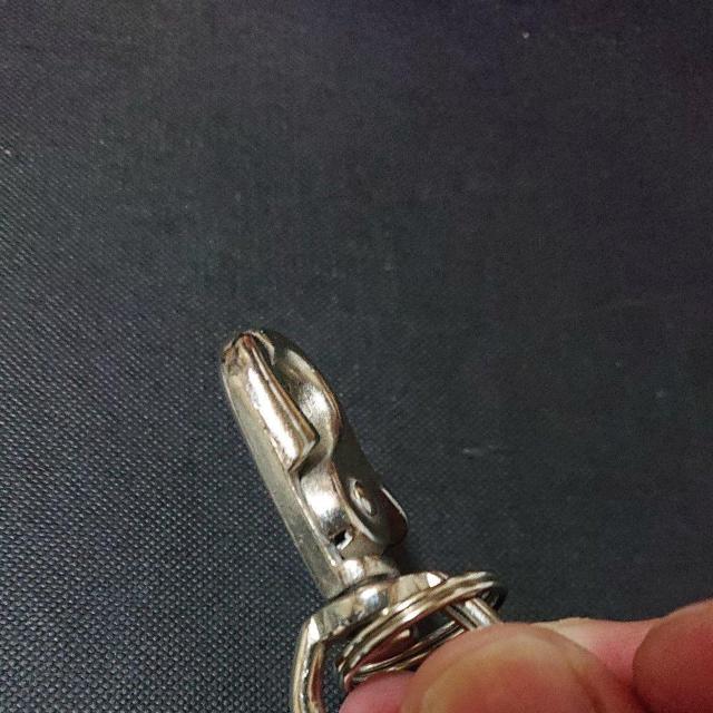 未使用 シルバーキーリング キーホルダー カラビナ < 男性アクセサリー/時計  未使用 シルバーキーリング キーホルダー カラビナ < 男性アクセサリー/時計の