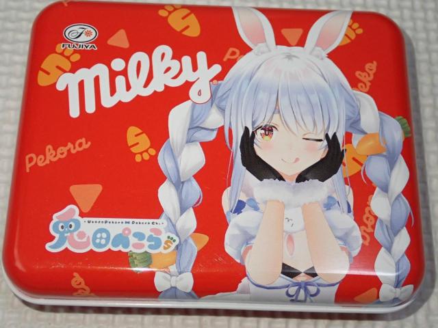 兎田ぺこら ミルキー缶 10.5cm 管理番号2 < アニメ/コミック/キャラクター  兎田ぺこら ミルキー缶 10.5cm 管理番号2  < アニメ/コミック/キャラクターの
