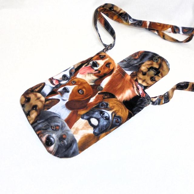 ◆犬犬犬◆スマホポシェット ショルダー ポーチ < 女性ファッション ◆犬犬犬◆スマホポシェット ショルダー ポーチ < 女性ファッションの