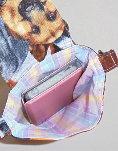 ◆犬犬犬◆スマホポシェット ショルダー ポーチ < 女性ファッション ◆犬犬犬◆スマホポシェット ショルダー ポーチ < 女性ファッションの