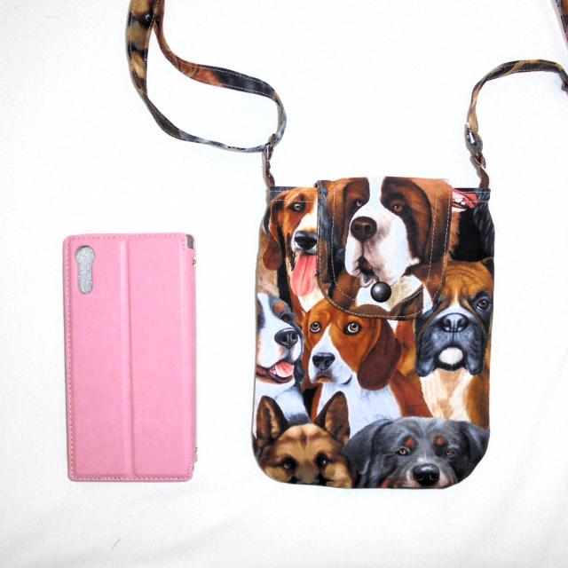 ◆犬犬犬◆スマホポシェット ショルダー ポーチ < 女性ファッション ◆犬犬犬◆スマホポシェット ショルダー ポーチ < 女性ファッションの