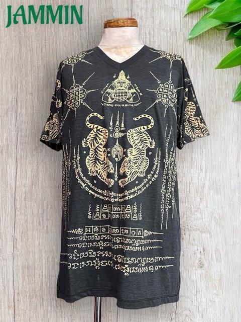 サクヤンTシャツ 虎 エスニック タイガー ヒッピー アジアン サクヤン < 男性ファッション  サクヤンTシャツ 虎 エスニック タイガー ヒッピー アジアン サクヤン  < 男性ファッションの