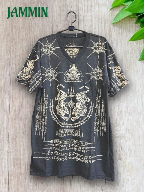 サクヤンTシャツ 虎 エスニック タイガー ヒッピー アジアン サクヤン < 男性ファッション  サクヤンTシャツ 虎 エスニック タイガー ヒッピー アジアン サクヤン < 男性ファッションの