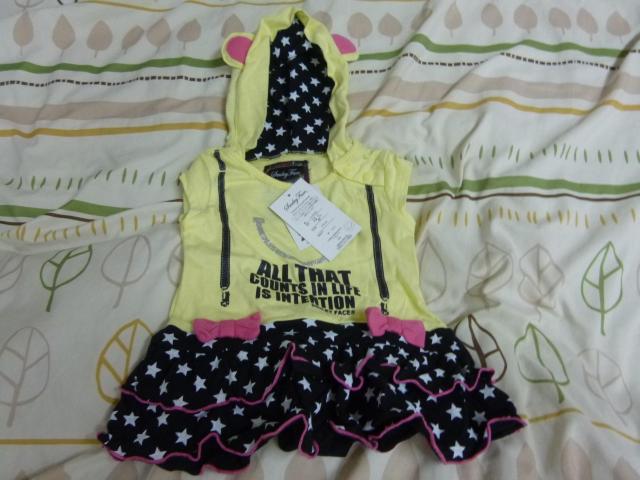 フード付きワンピース 80cm < キッズ/ベビー  フード付きワンピース 80cm  < キッズ/ベビーの