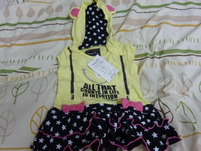 フード付きワンピース 80cm < キッズ/ベビー  フード付きワンピース 80cm < キッズ/ベビーの