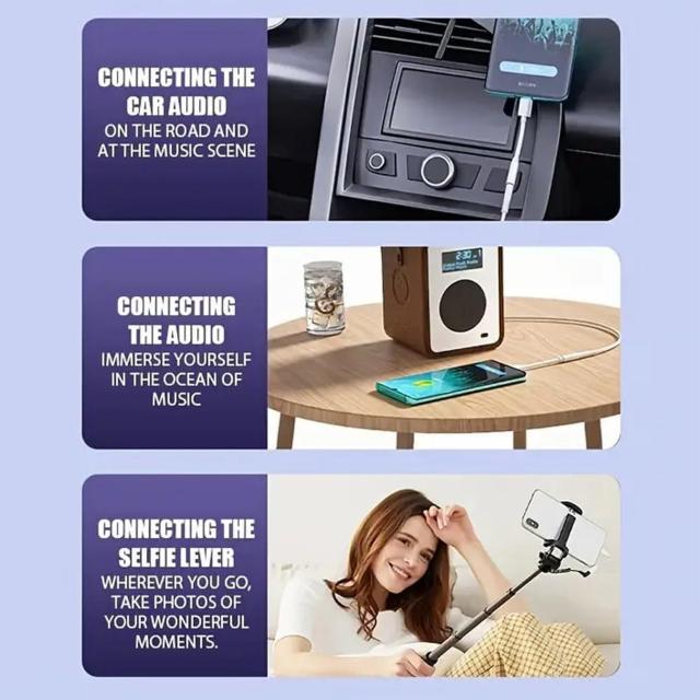 �y�����g�p�i���zUSB Type C - 3.5mm�w�b�h�z���W���b�N�A�_�v�^�[ �� �Ɠd/AV�� 