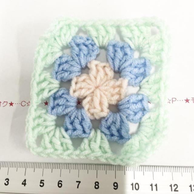 8*ハンドメイド♪春色♪グラニースクエアモチーフ 9 < ペット/手芸/園芸 8*ハンドメイド♪春色♪グラニースクエアモチーフ 9 < ペット/手芸/園芸の