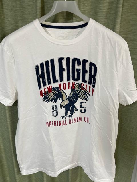 �����Y ����T�V���c TOMMY HILFIGER �g�~�[�q���t�B�K�[ T�V���c �z���C�g Tommy ���S TOMMY�����@L �� �u�����h�� 